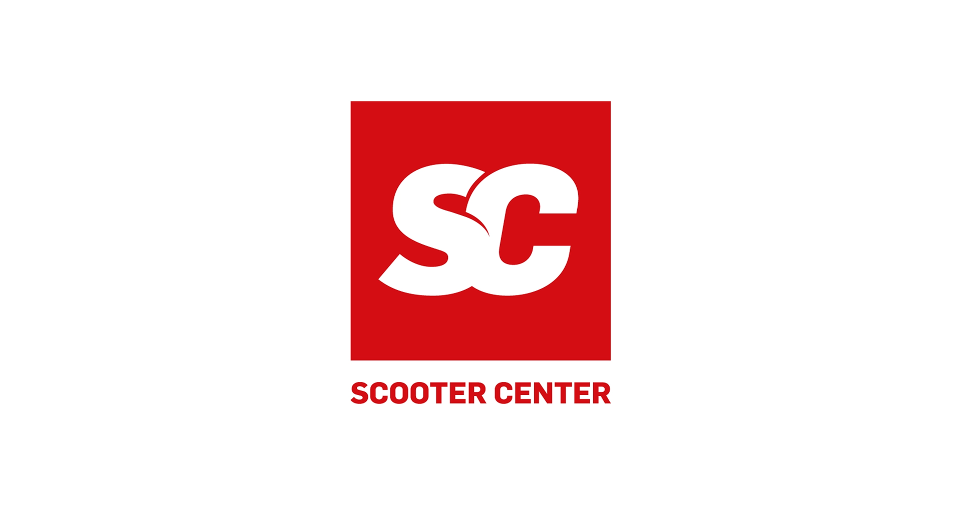 Rot-weißes Logo von SCOOTER CENTER