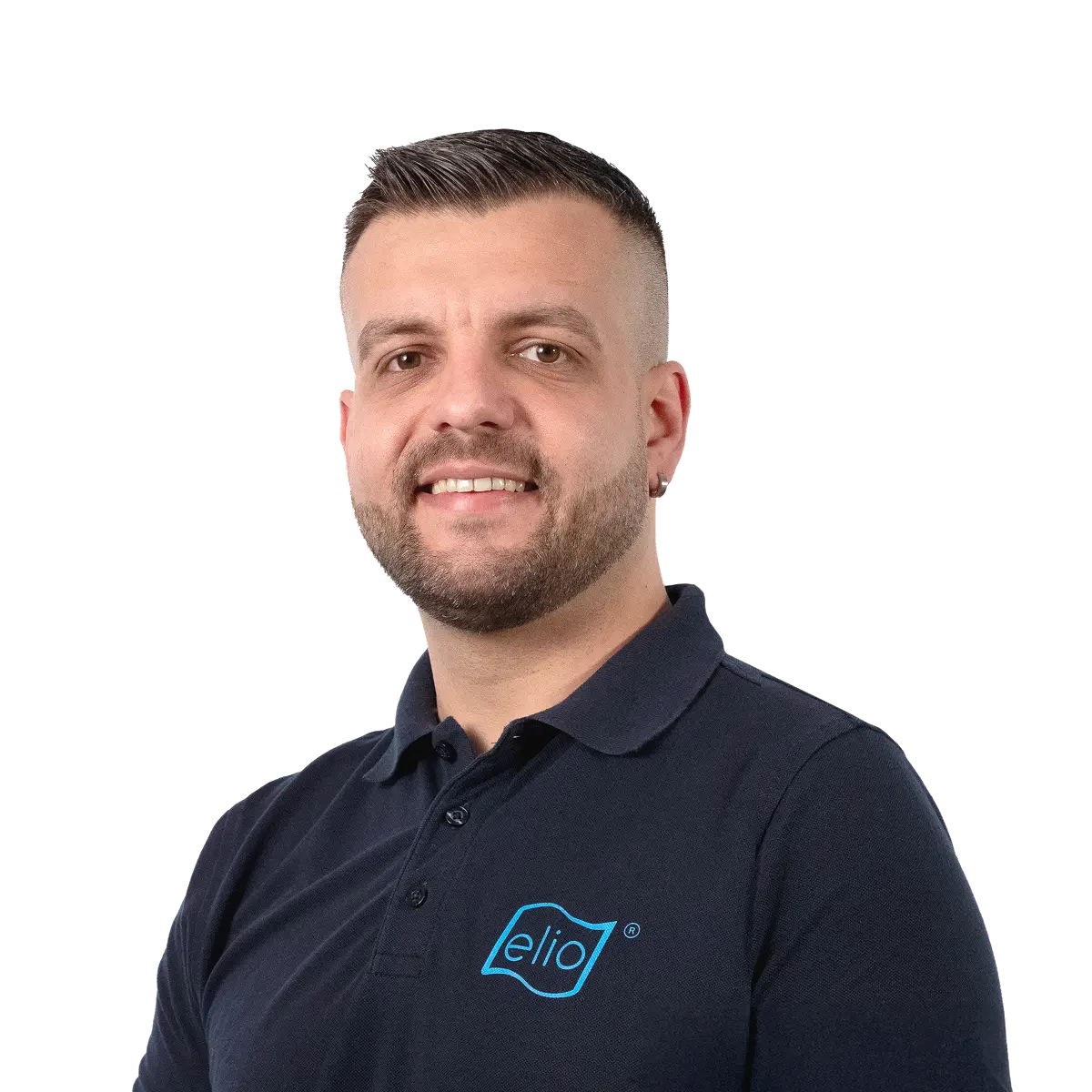 Porträt von Aleksa Marinovic, elio GmbH