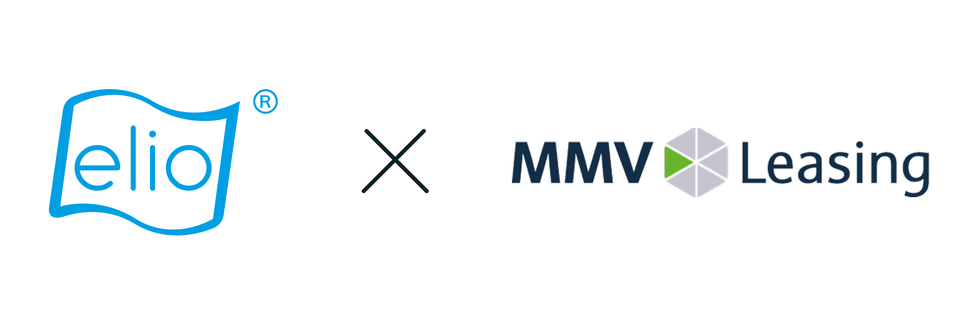 Partnerlogo bestehend aus den Logos von elio und MMV Leasing