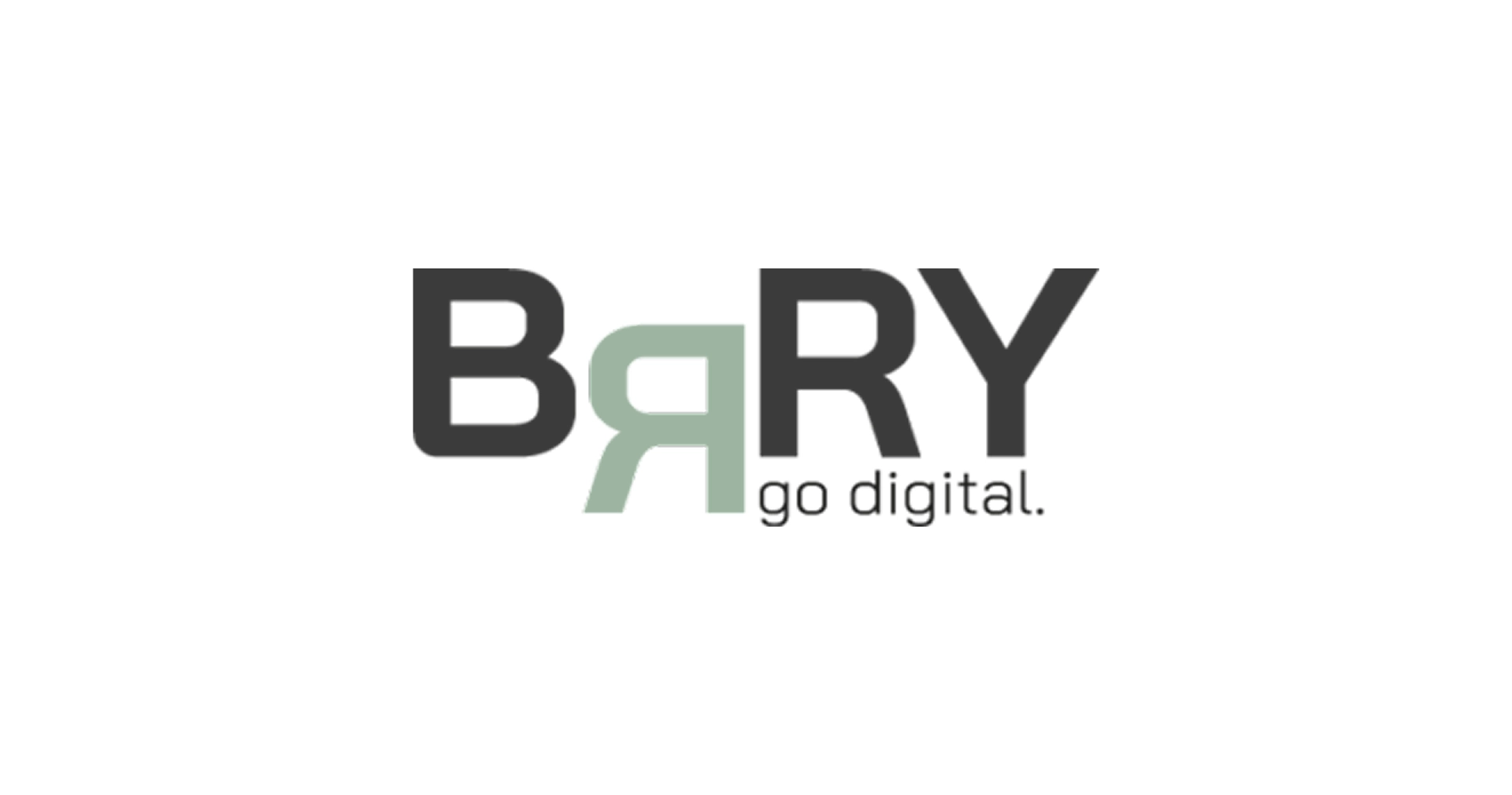 brry Logo mit Unterzeile 'go digital.'
