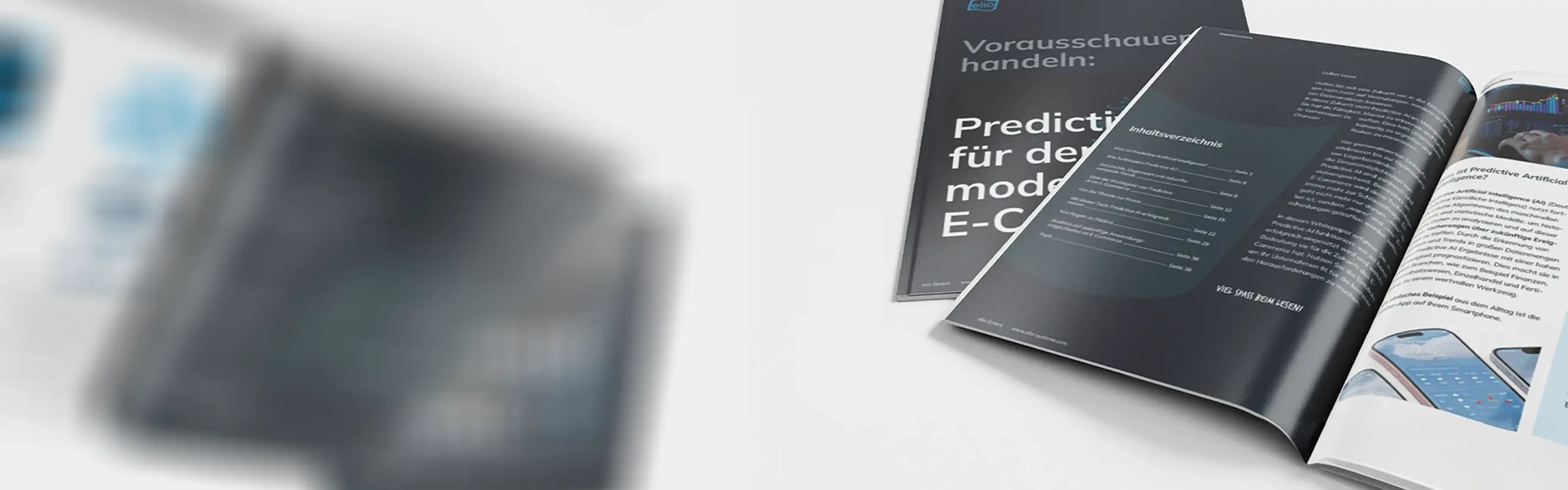 Mockup des Whitepapers "Predictive AI für den modernen E-Commerce"