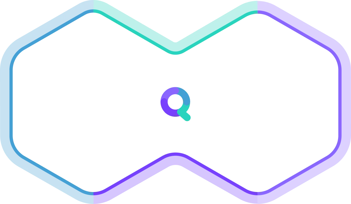 synQup in der Mitte verbindet System X links mit System Y rechts