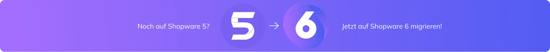 Hinweis zur Migration: Von Shopware 5 auf Shopware 6 wechseln – jetzt migrieren!