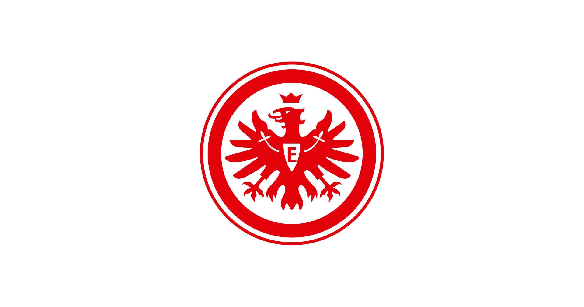 Rotes Eintracht Frankfurt Wappen