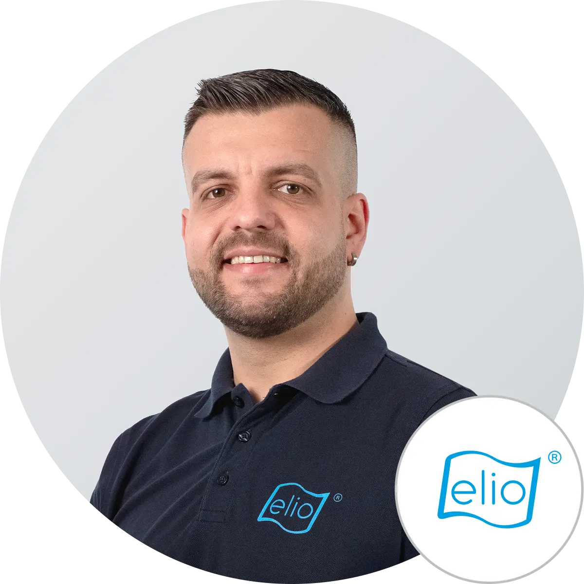 Porträt von Aleksa Marinovic, elio GmbH