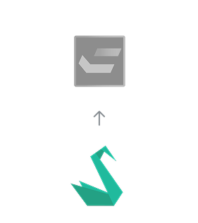 Migration von Sylius zu HCL Commerce, dargestellt durch einen Richtungspfeil nach oben.