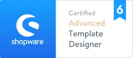 Shopware Zertifikat: Shopware Certified Advanced Designer