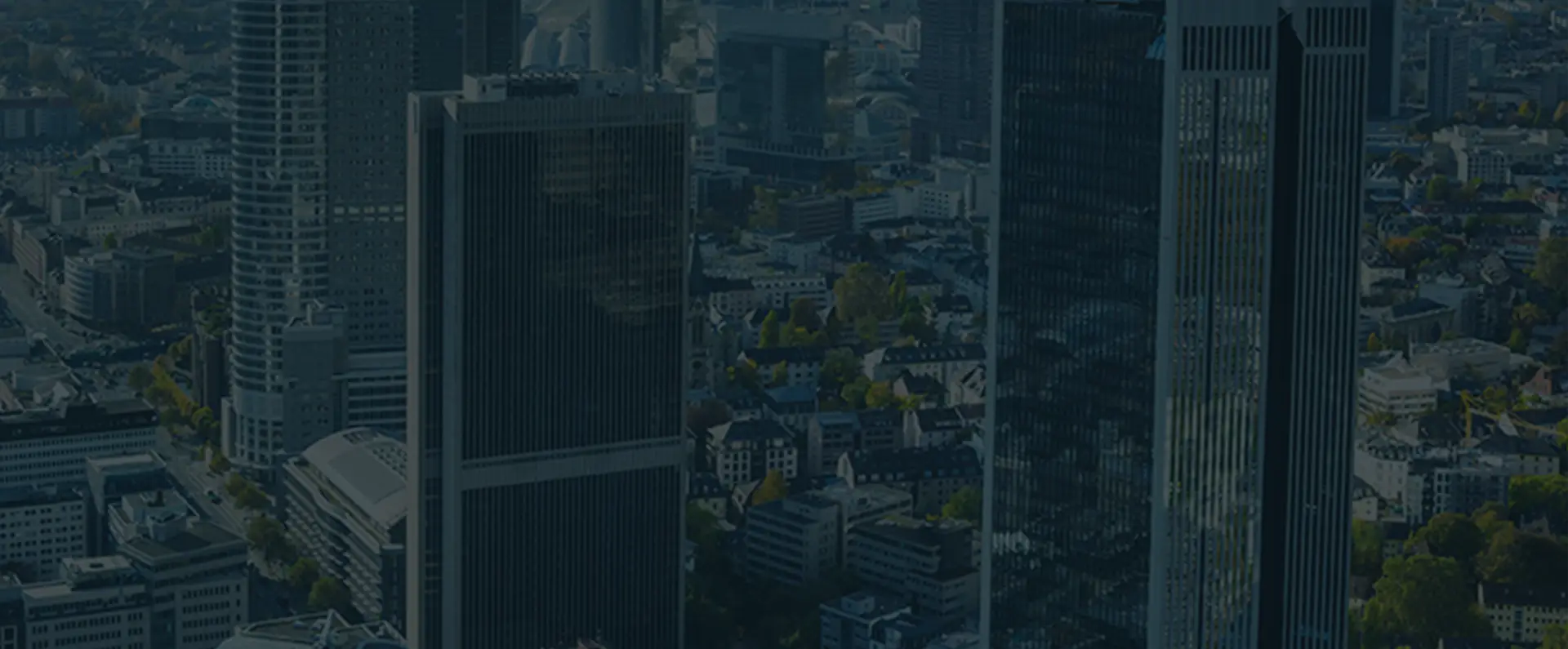 Foto von der Skyline von Frankfurt am MainFoto von der Skyline von Frankfurt am Main